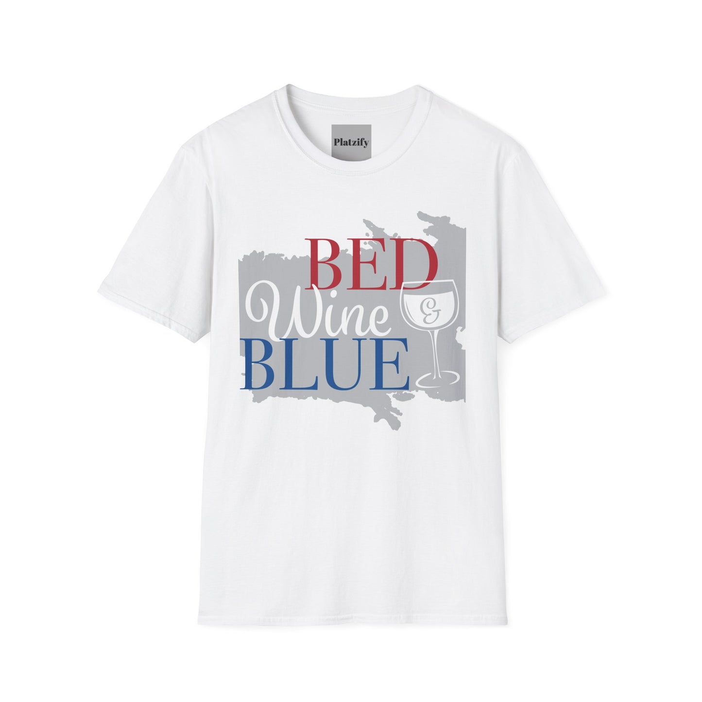 Copy of Patriotic Wine Lovers T-Shirt, Perfect for BBQs, Summer Parties, Casual Summer Wear
