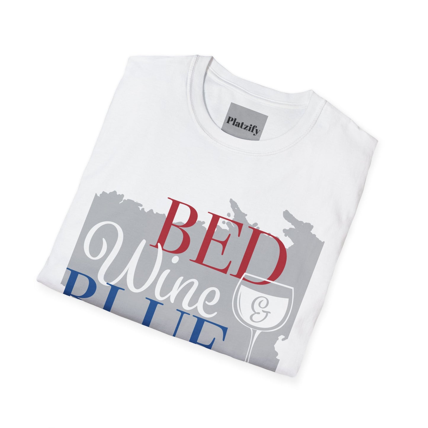 Copy of Patriotic Wine Lovers T-Shirt, Perfect for BBQs, Summer Parties, Casual Summer Wear