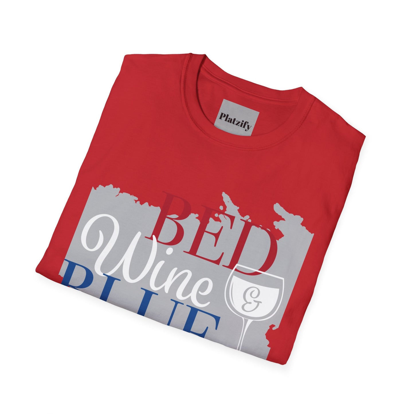 Copy of Patriotic Wine Lovers T-Shirt, Perfect for BBQs, Summer Parties, Casual Summer Wear