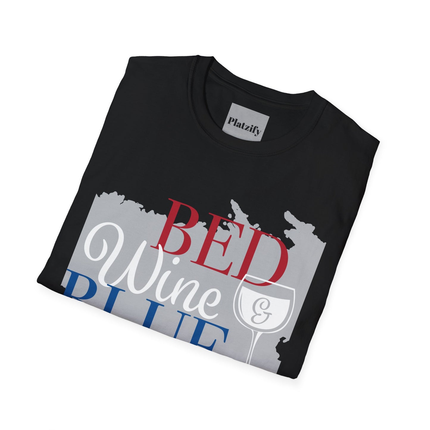 Copy of Patriotic Wine Lovers T-Shirt, Perfect for BBQs, Summer Parties, Casual Summer Wear
