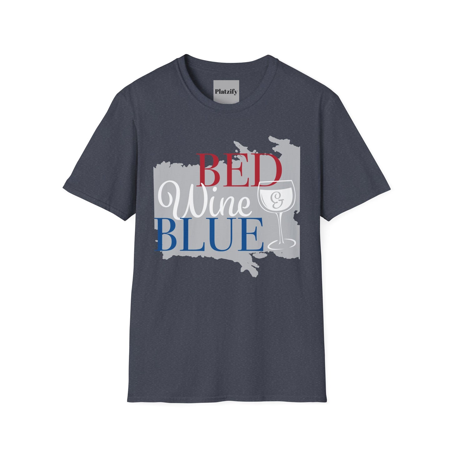 Copy of Patriotic Wine Lovers T-Shirt, Perfect for BBQs, Summer Parties, Casual Summer Wear