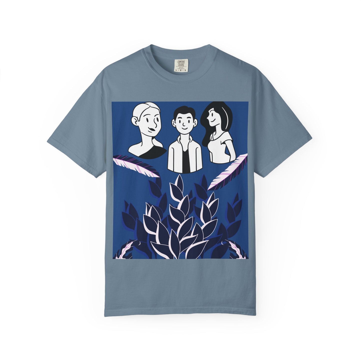 Garment-Dyed T-Shirt, Casual Tee, Unisex Graphic Tee, Nature-Inspired Shirt, Perfect Gift for Friends,