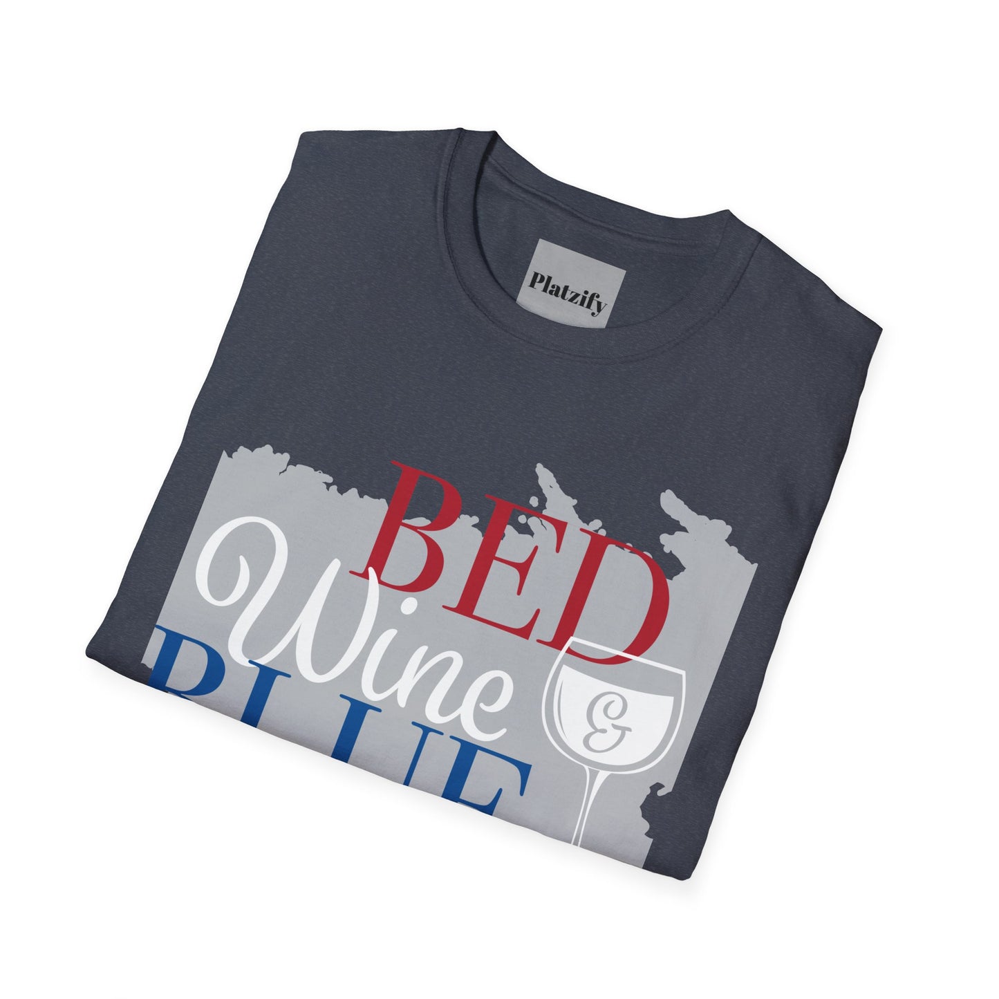 Copy of Patriotic Wine Lovers T-Shirt, Perfect for BBQs, Summer Parties, Casual Summer Wear