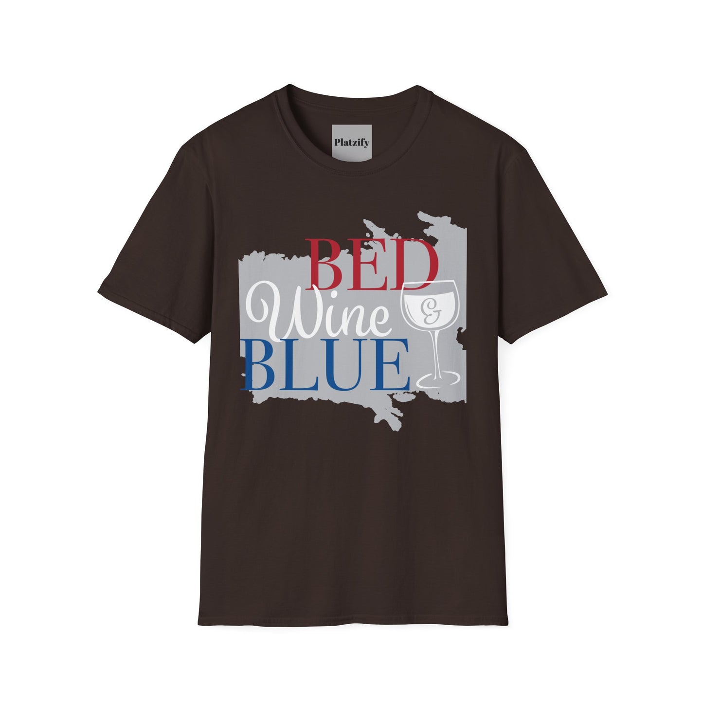 Copy of Patriotic Wine Lovers T-Shirt, Perfect for BBQs, Summer Parties, Casual Summer Wear