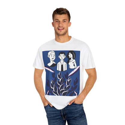 Garment-Dyed T-Shirt, Casual Tee, Unisex Graphic Tee, Nature-Inspired Shirt, Perfect Gift for Friends,